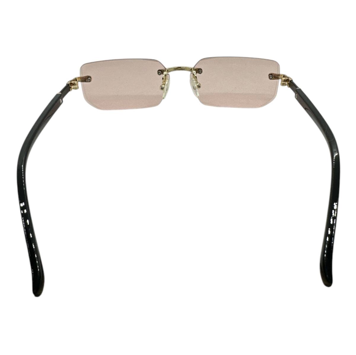 Pink Sand Rimless Sunglasses