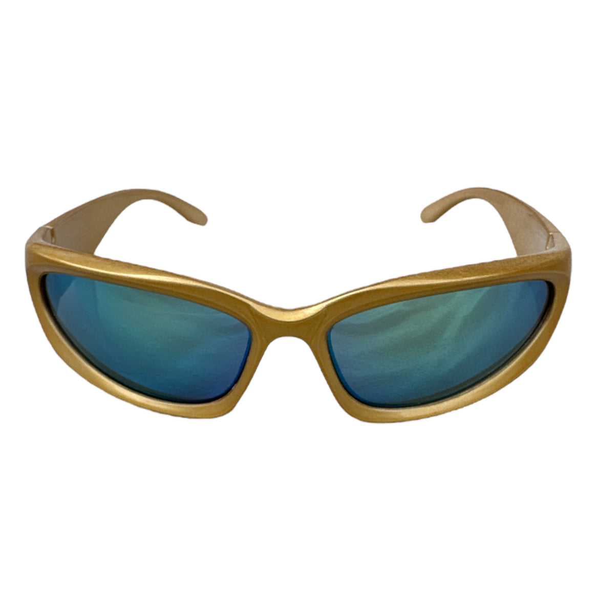 Retro 90βs Sport Sunglasses in Gold