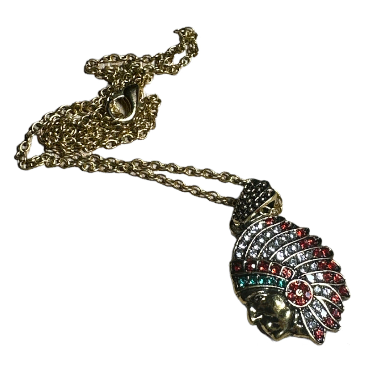 American Indian Necklace in Gold