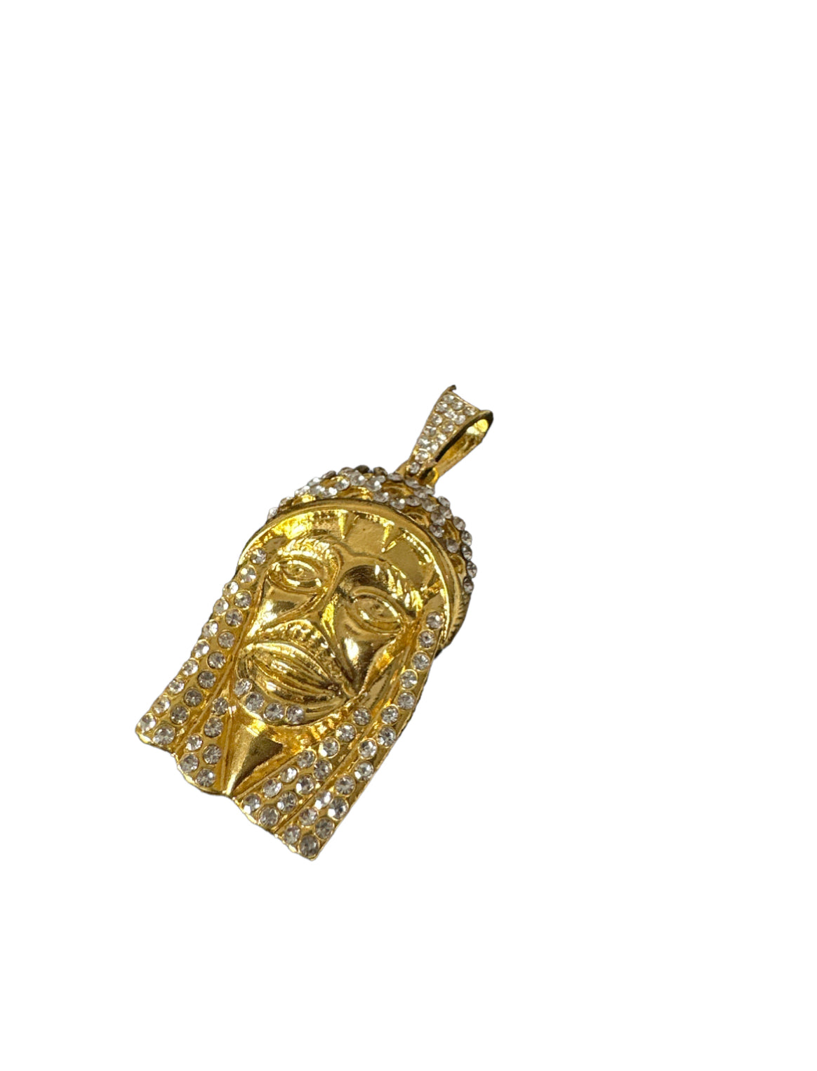 Gold Jesus Pendant
