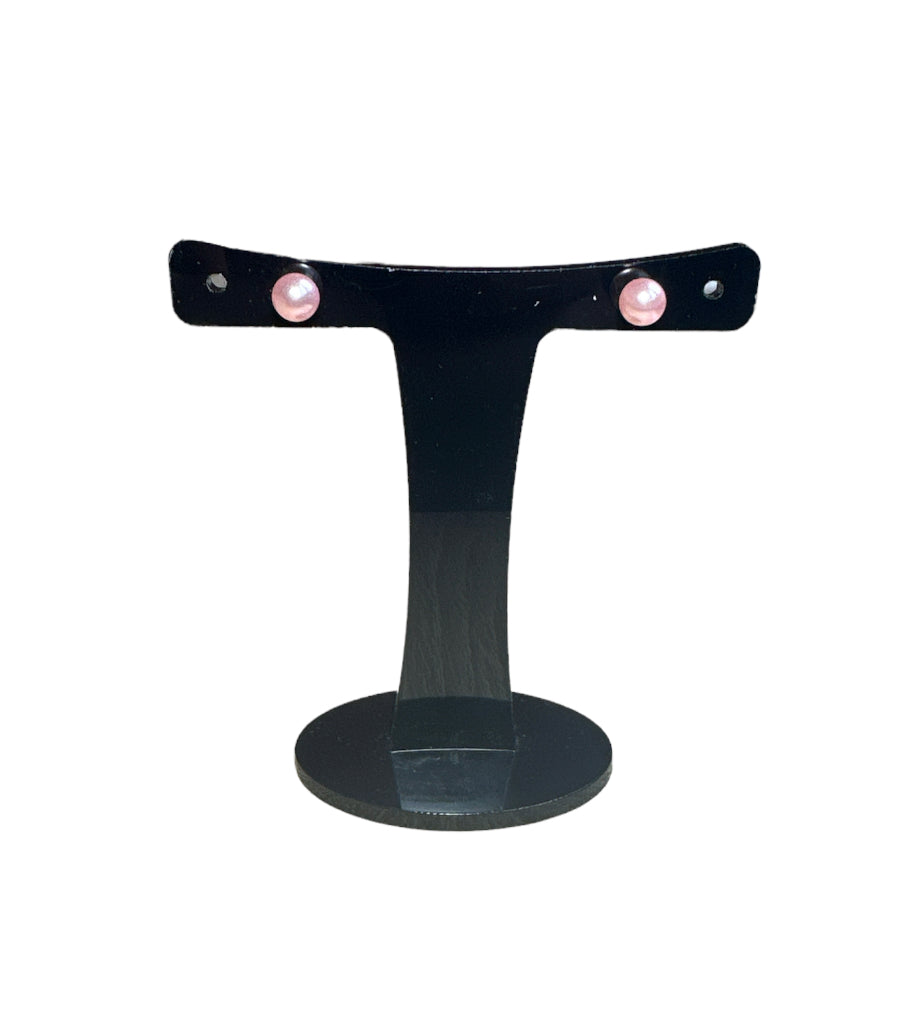 Pink Pearl Ear Studs