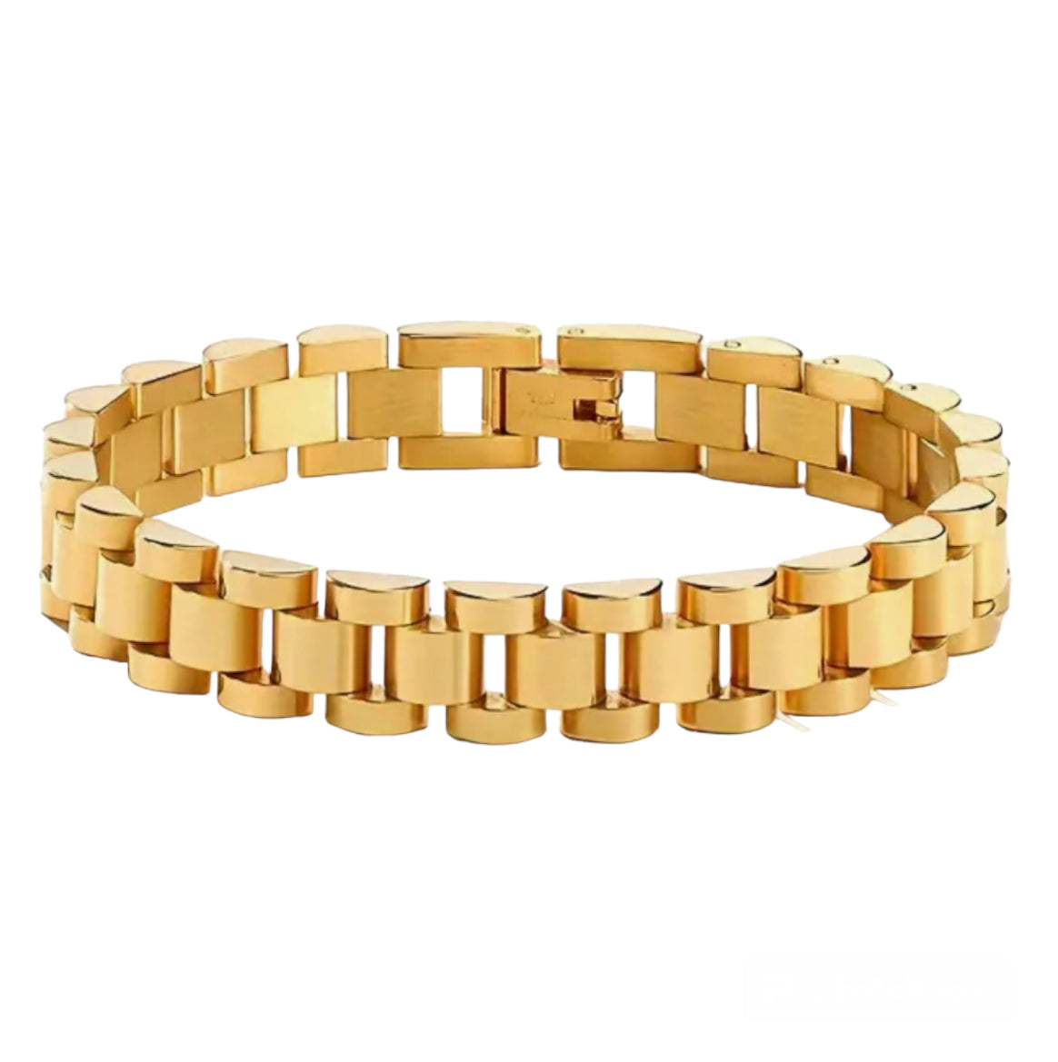 Gold Presidential Bracelet 18K Gold Plated