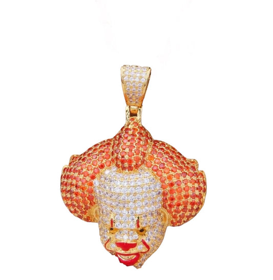 Clown Necklace in Gold