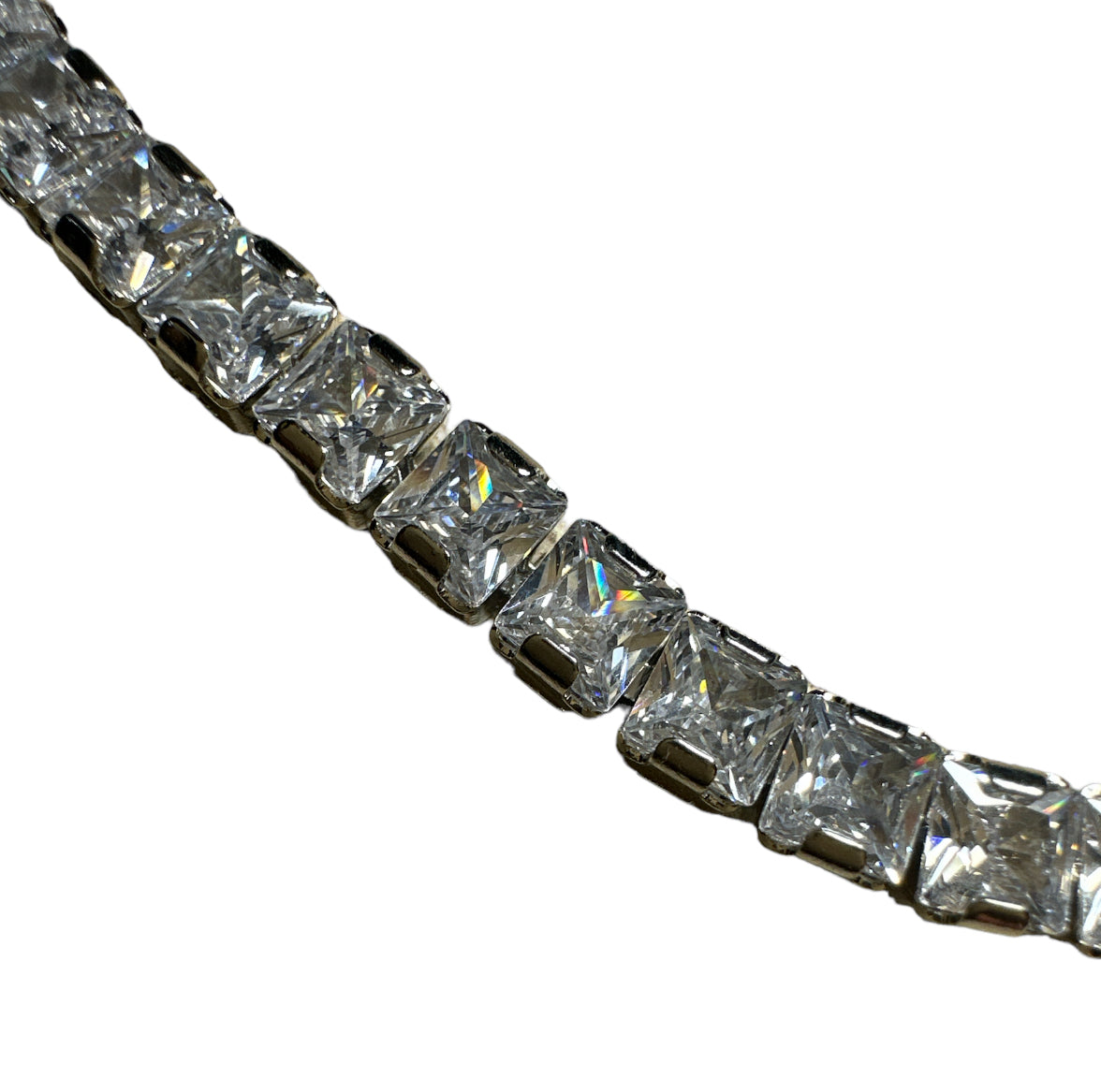 Silver Moissanite Tennis Bracelet