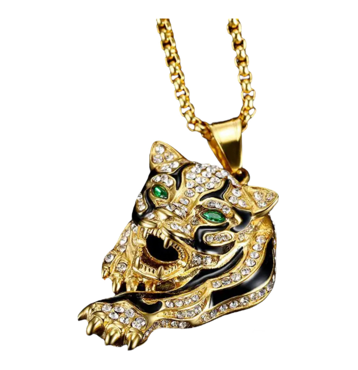 Gold Tiger Necklace