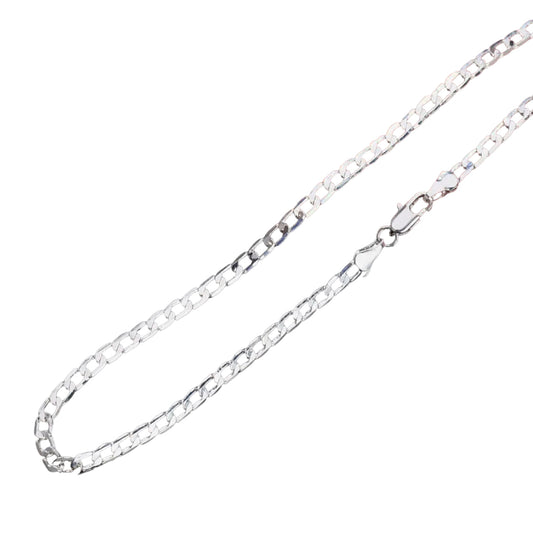 Sterling Silver 925 Curb Necklace