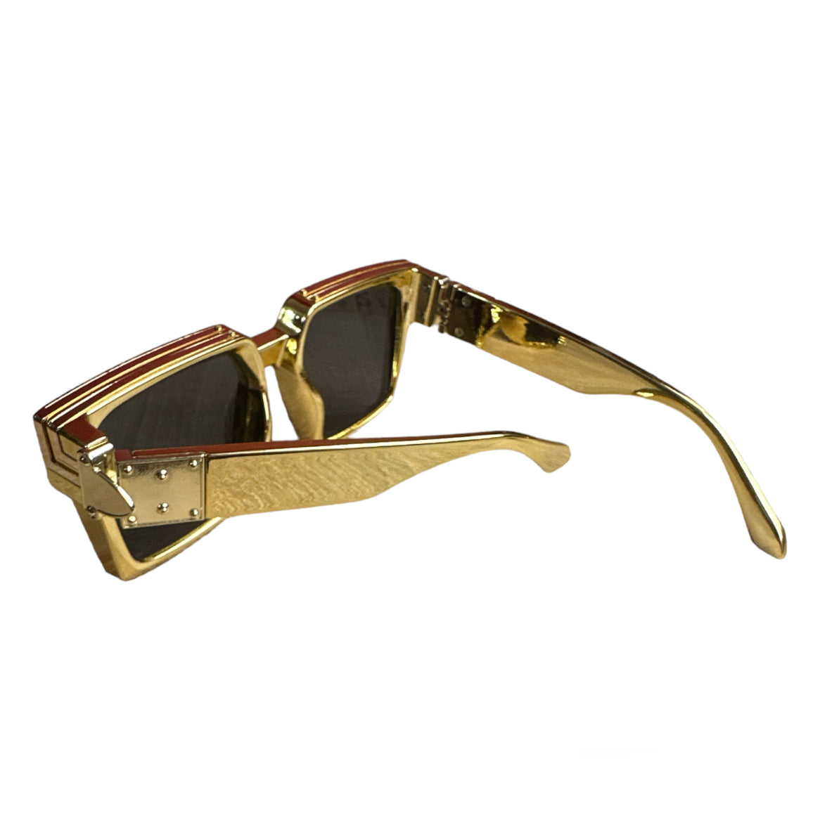 Gold Customer Square Sunglasses