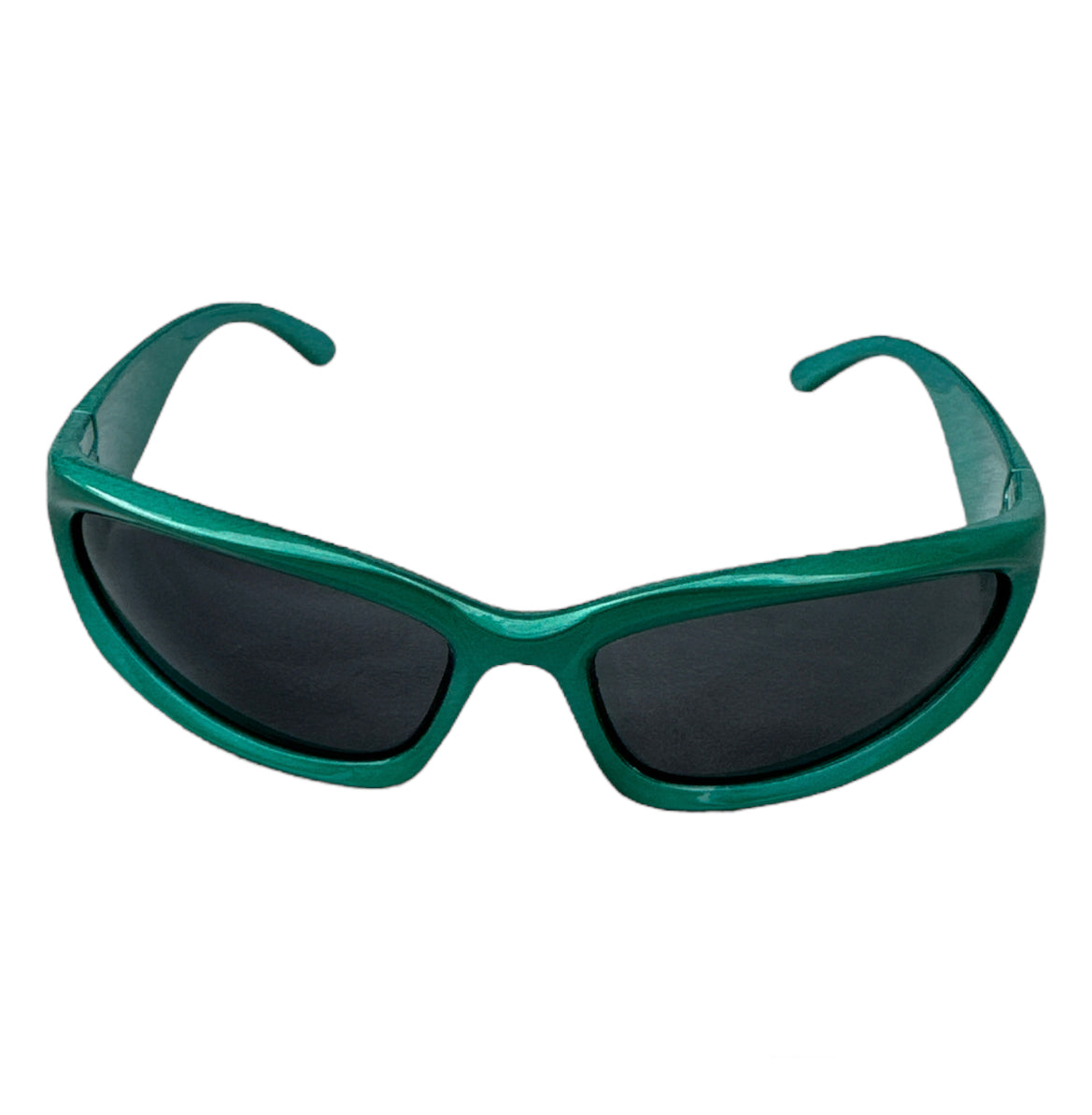 Retro 90’s Sport Sunglasses in Green