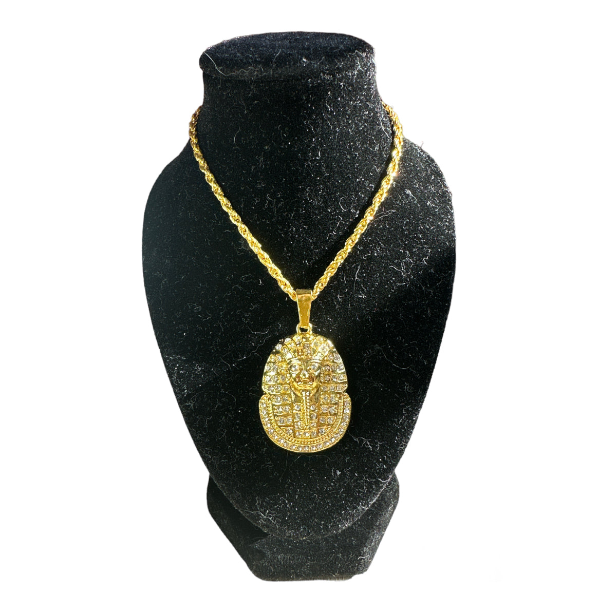 Tutankhamun Necklace CZ Diamonds