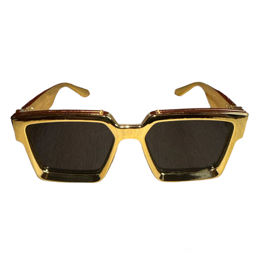 Gold Customer Square Sunglasses