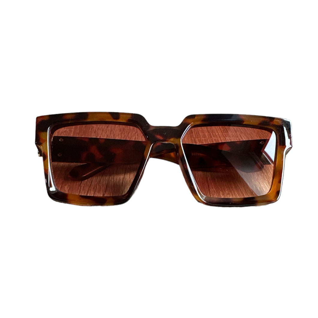 Tobacco Custom Square Sunglasses