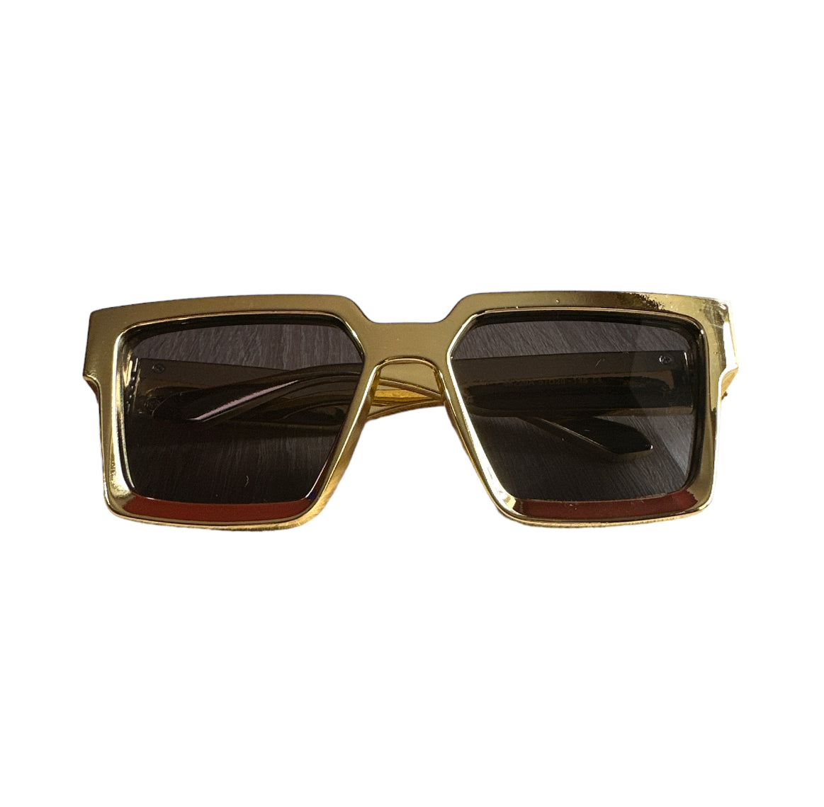 Gold Customer Square Sunglasses