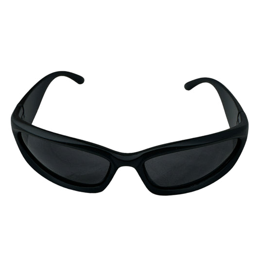 Retro 90’s Sport Sunglasses in Black