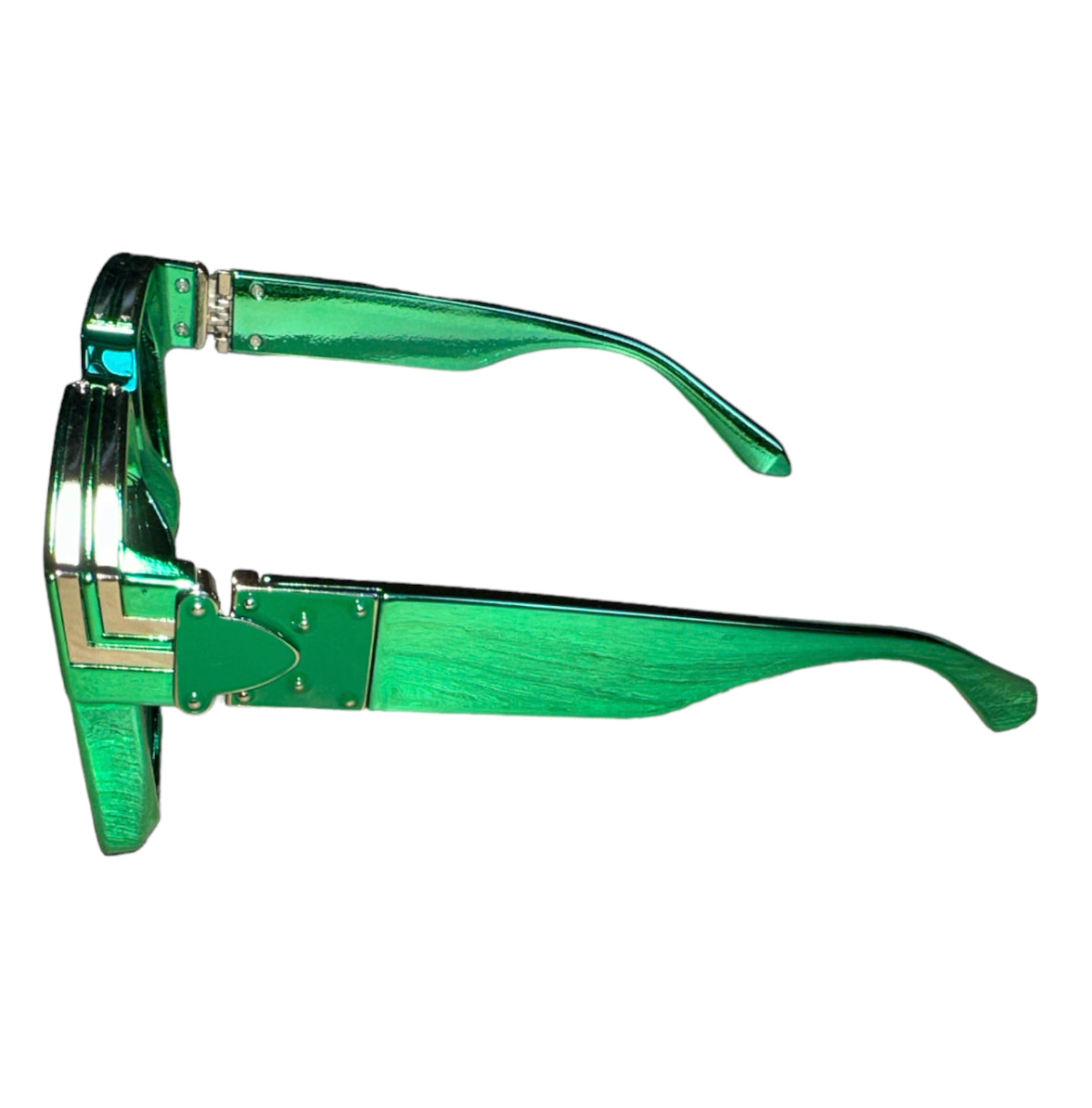 Green Custom Square Sunglasses