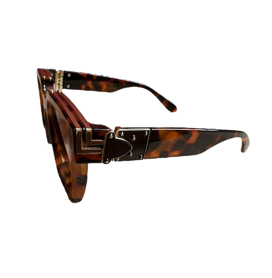 Tobacco Custom Square Sunglasses