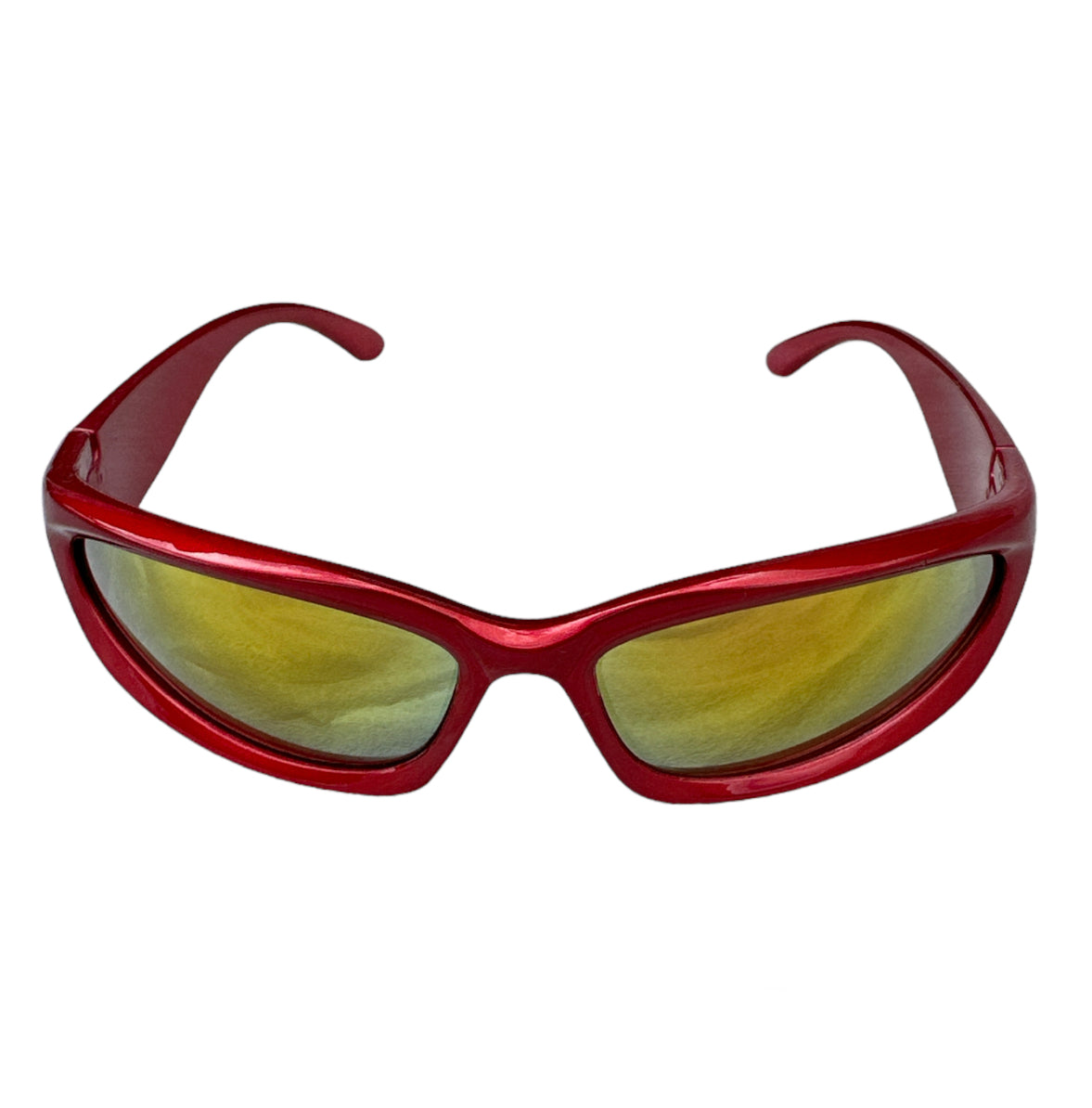 Retro 90’s Sport Sunglasses in Red