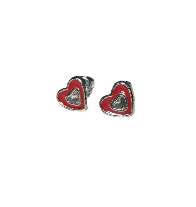 Love Heart Ear Studs