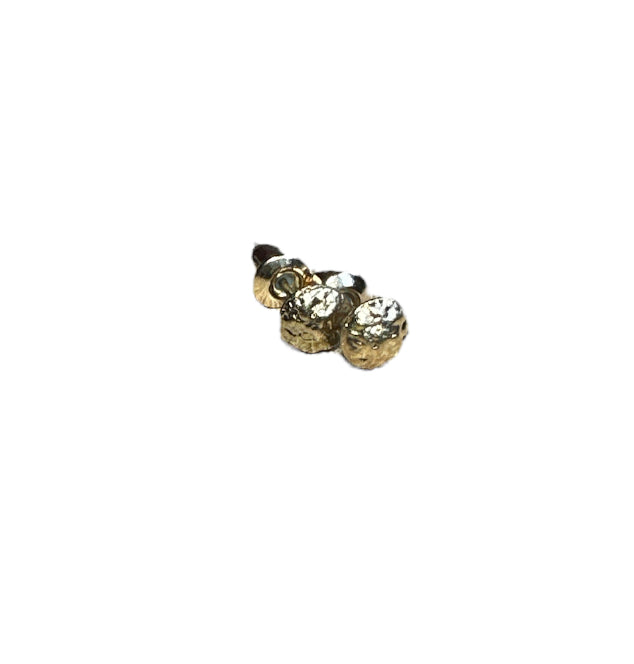 Gold Plate Ear Studs 6mm