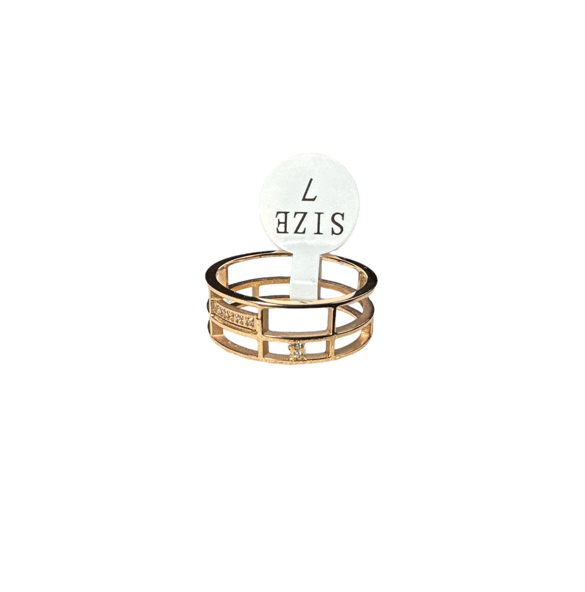 Women’s Rose Gold Ring with CZ