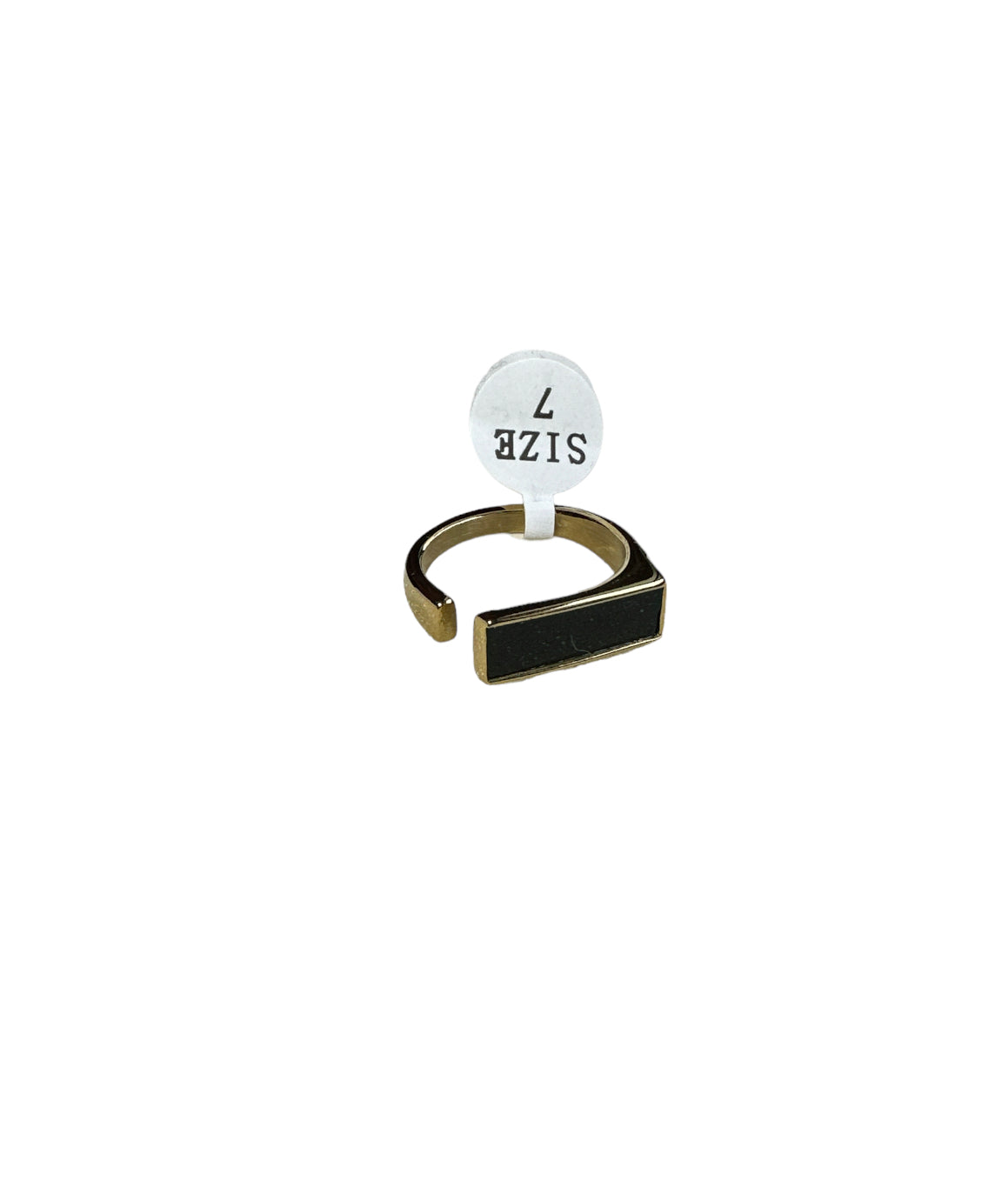 Black Gold Signet Ring