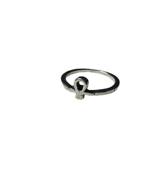 Silver Ankh Ring