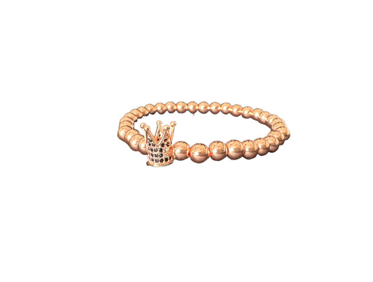 Rose Gold Crown Bracelet