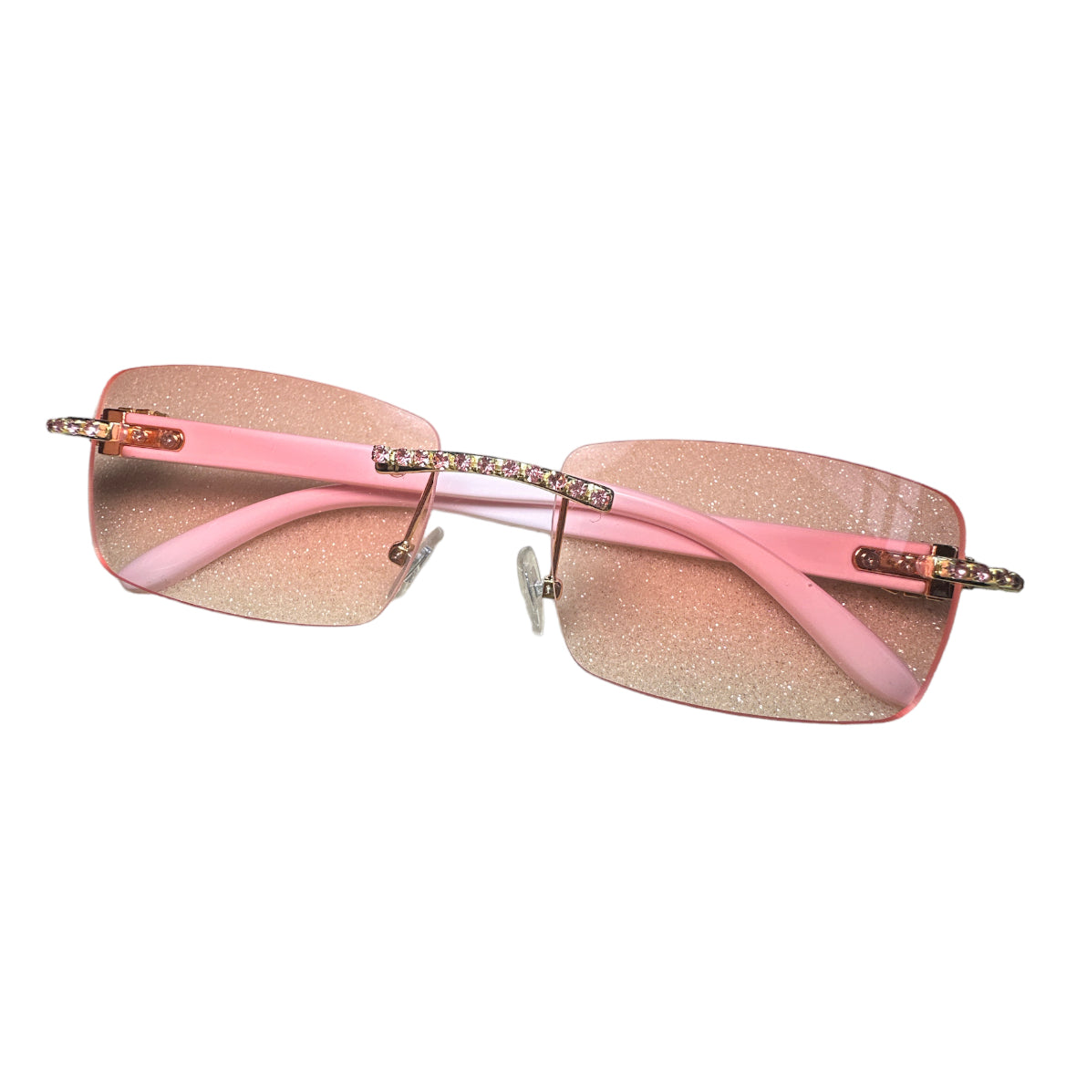 Women’s Pink Diamonds Sunglasses CZ