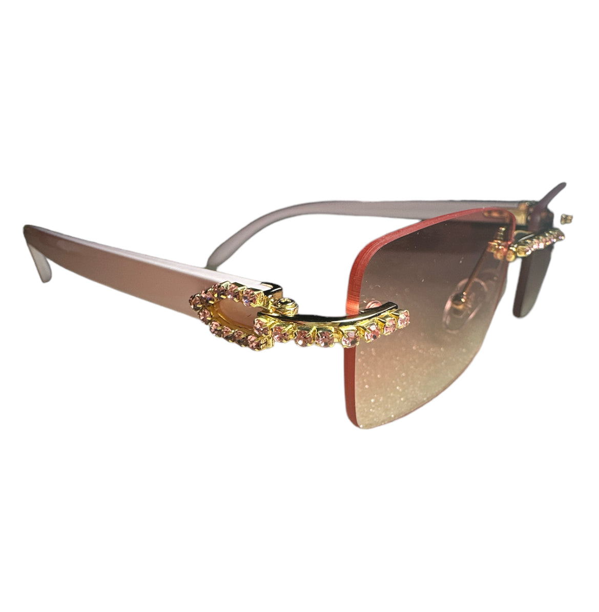 Women’s Pink Diamonds Sunglasses CZ