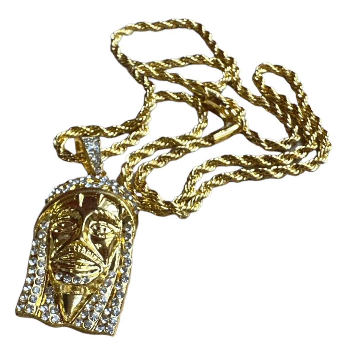 Gold Jesus Rope Chain