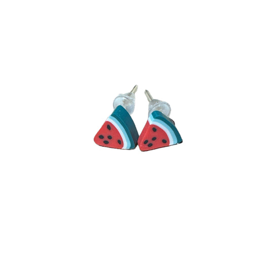 Watermelon Ear Studs