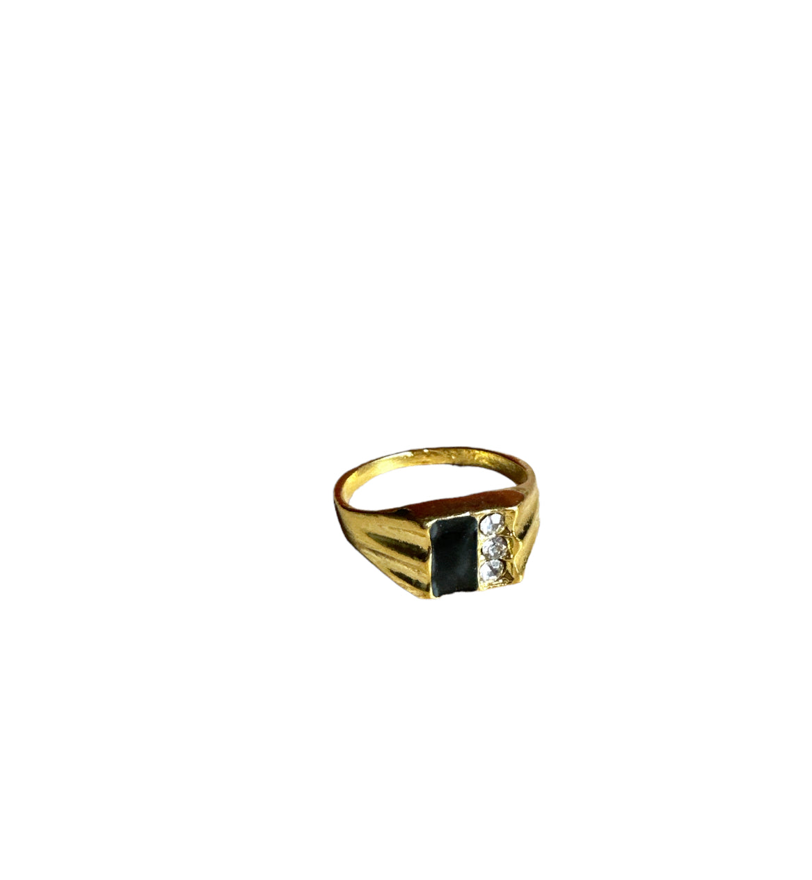 Gold CZ Ring