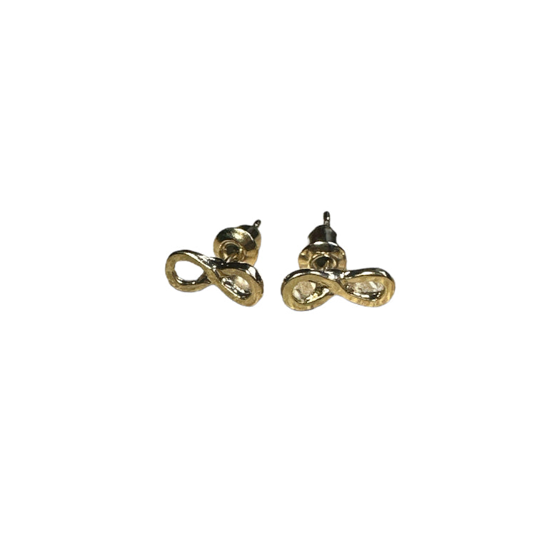 Gold Infinity Ear Studs