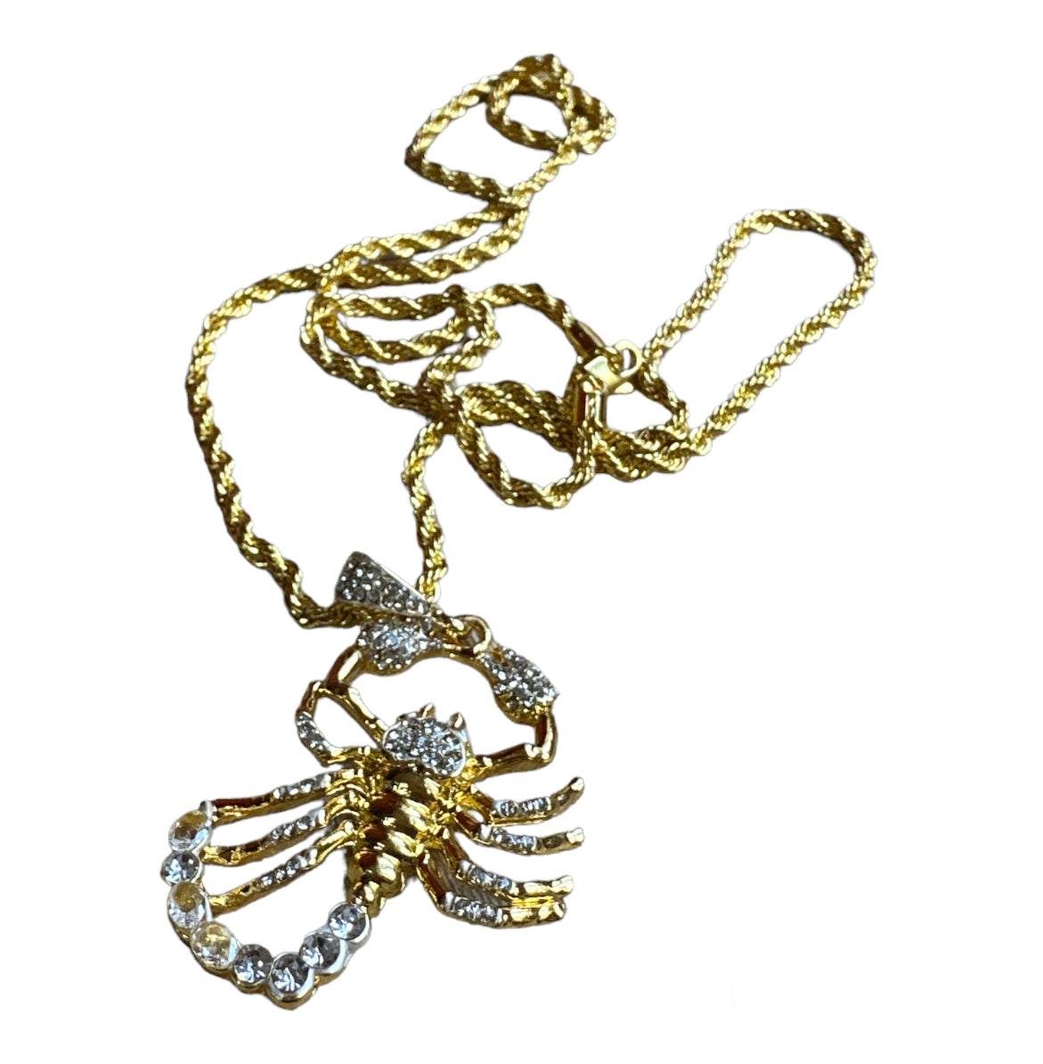 Gold Scorpion Necklace