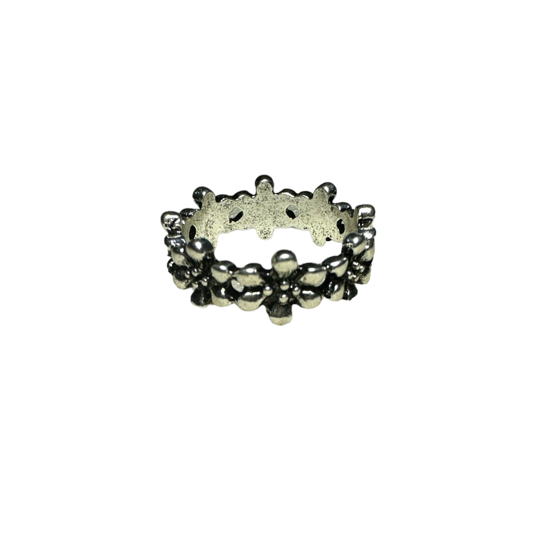 Women’s Silver Flower Ring