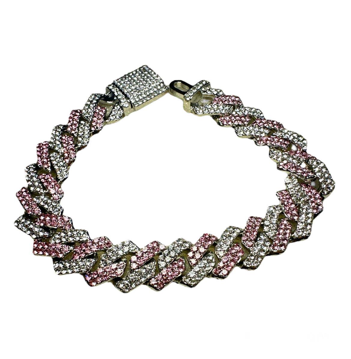 Pink Diamonds Bracelet CZ