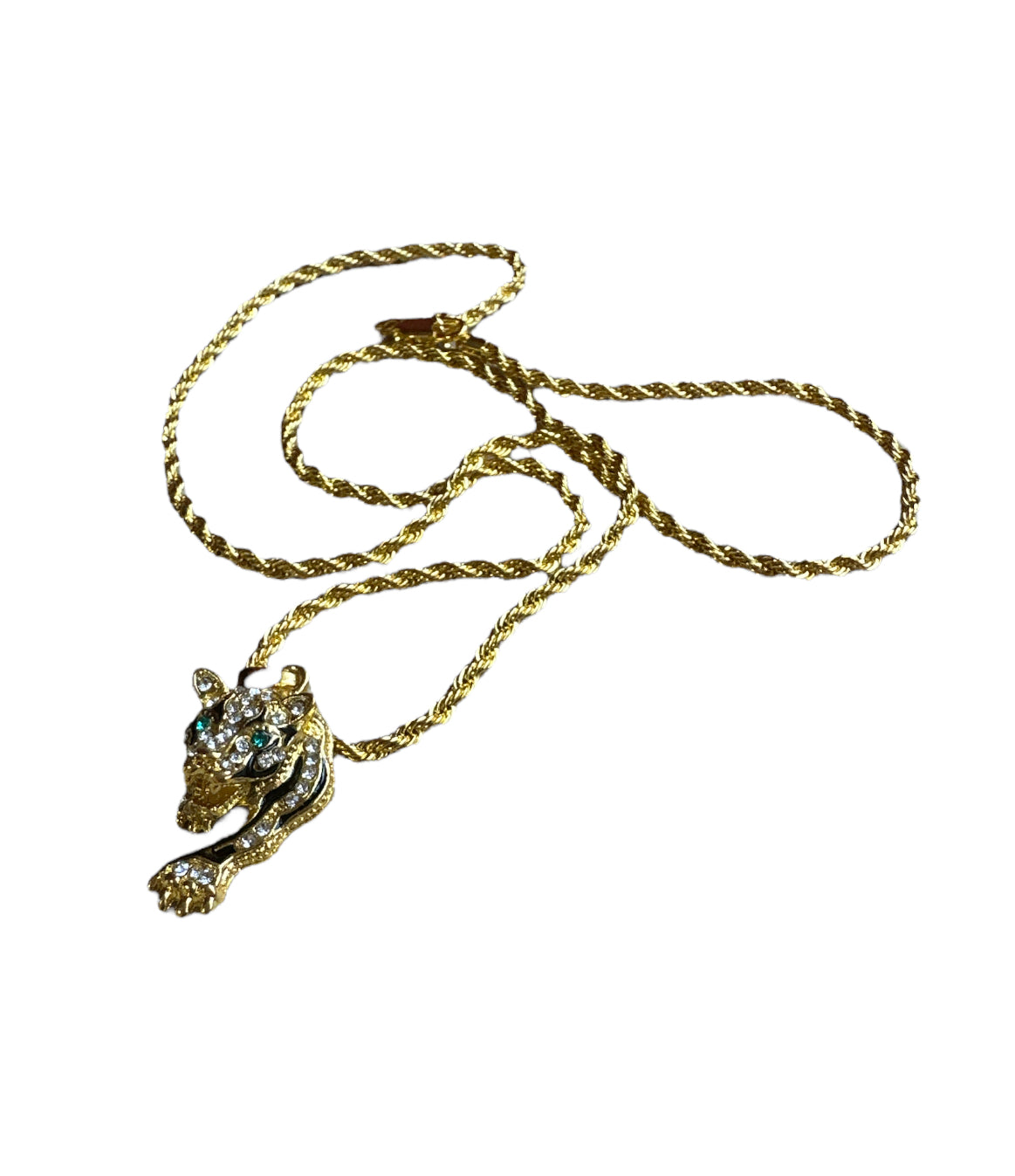 Gold Tiger Necklace