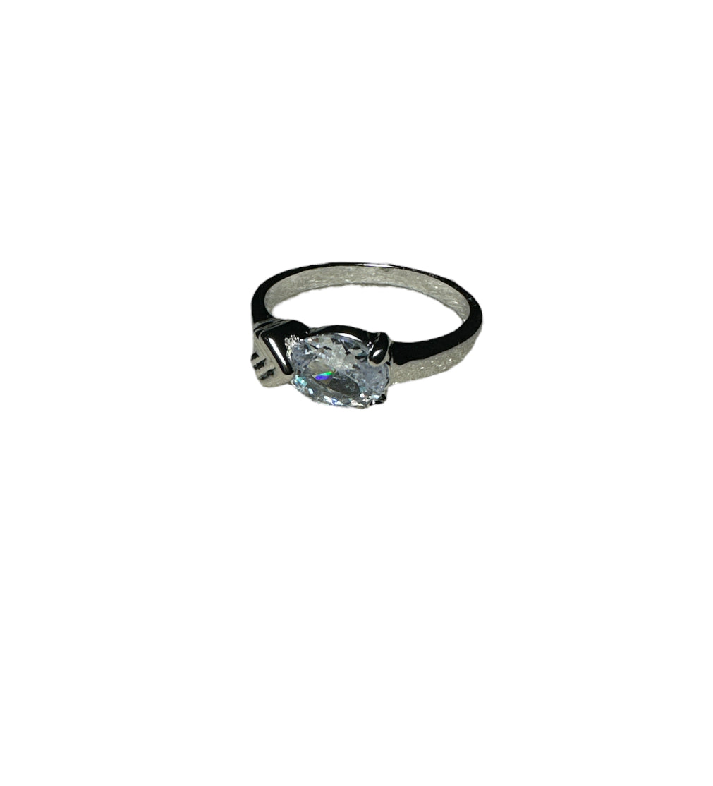 Women’s Silver CZ Ring