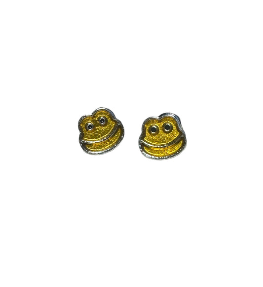 Frog Ear Studs in Silver