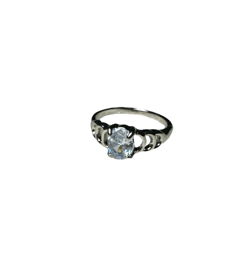 Women’s Silver CZ Ring