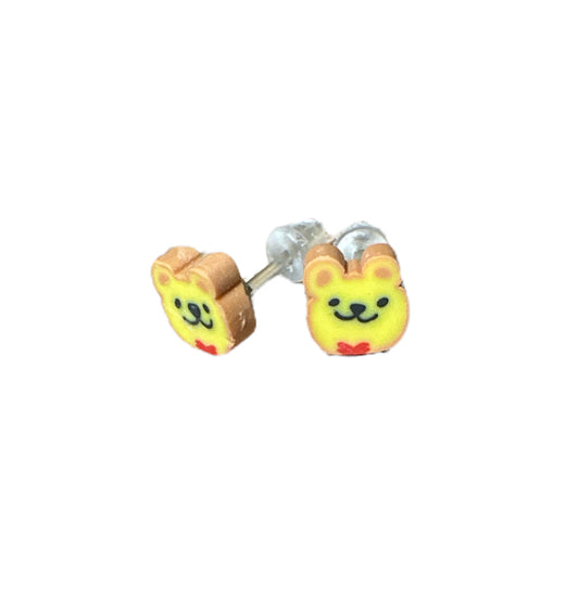 Cute Teddy Ear Studs